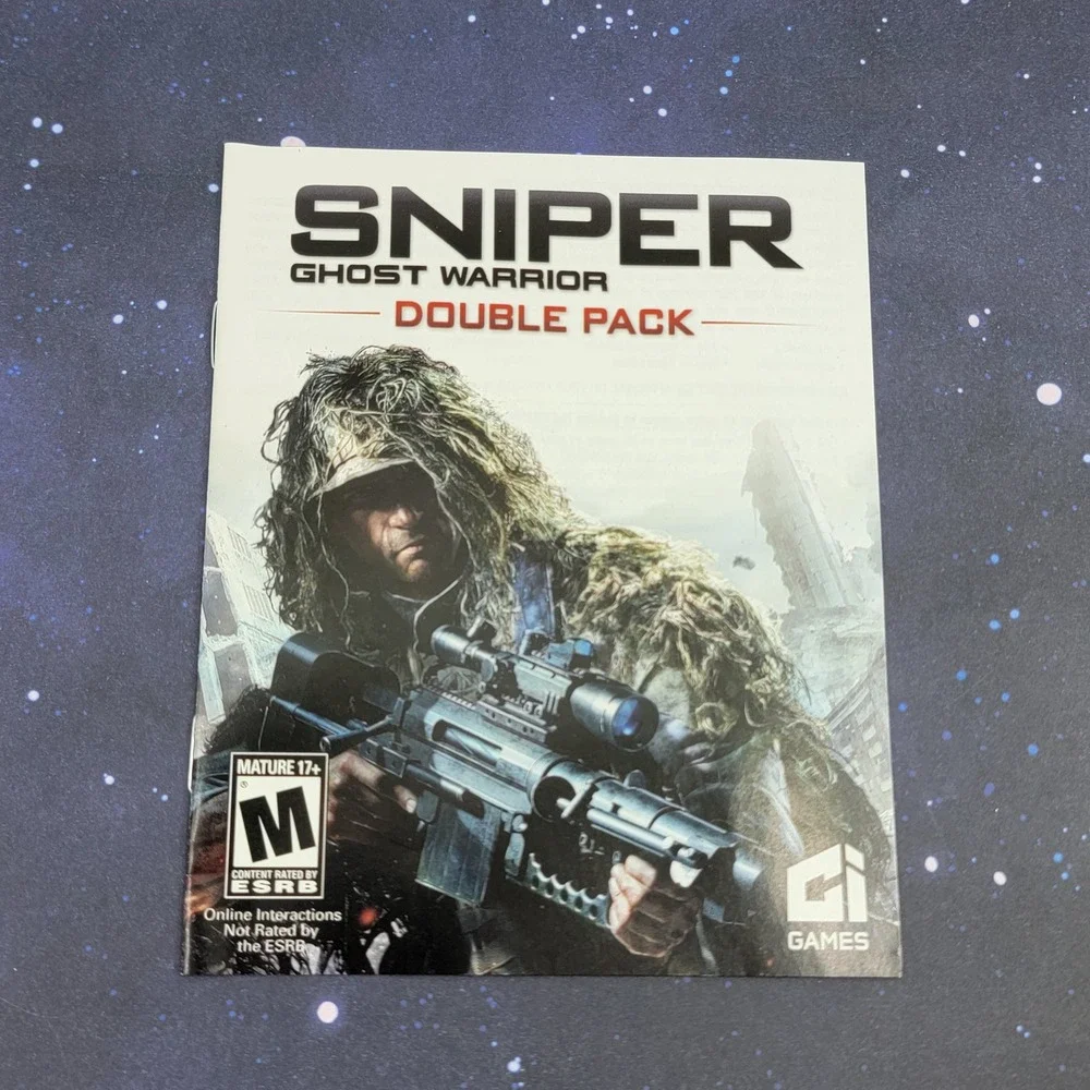 Sniper Ghost Warrior Double Pack PS3 Playstation 3 1 & 2 Bundle BLUS-82003